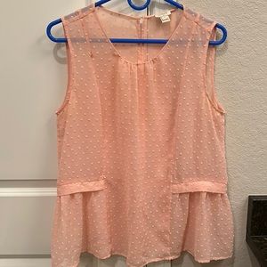 J Crew Pink Blouse